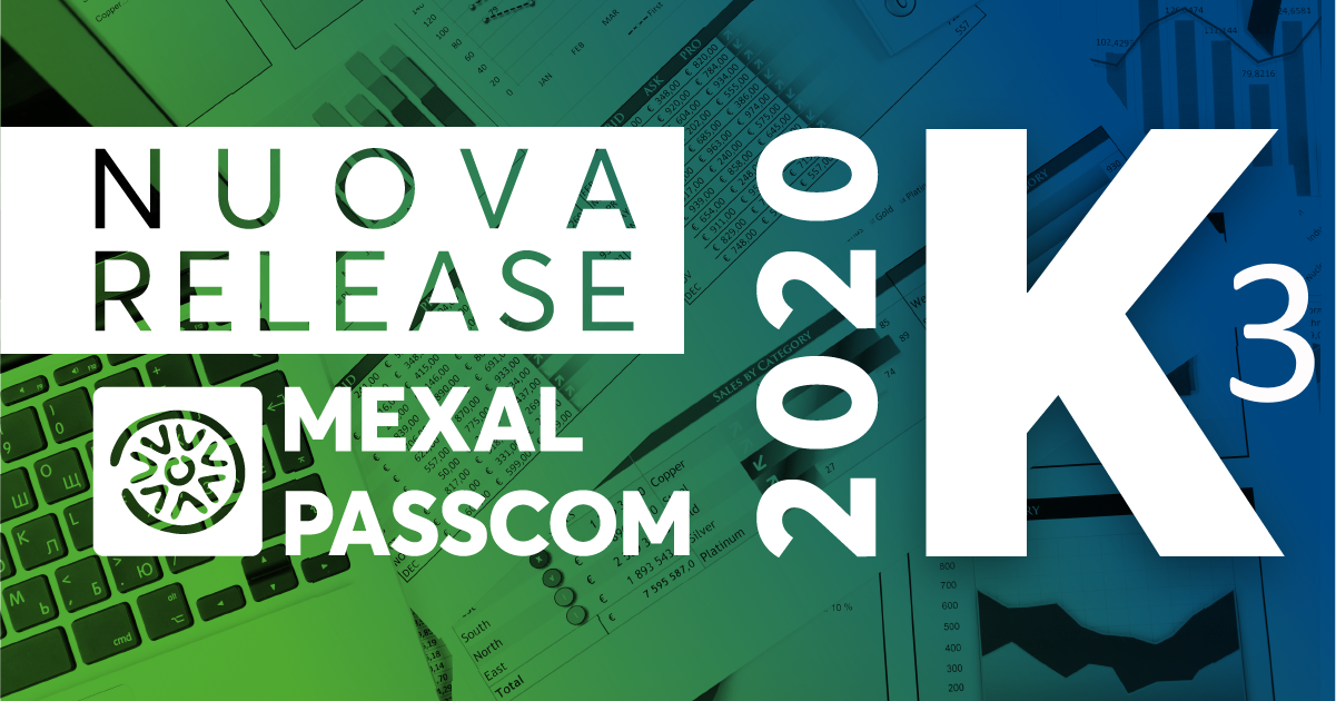 Rilascio versione 2020K3 - MEXAL -PASSCOM