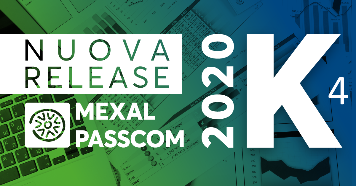 Rilascio versione 2020K4 - MEXAL -PASSCOM