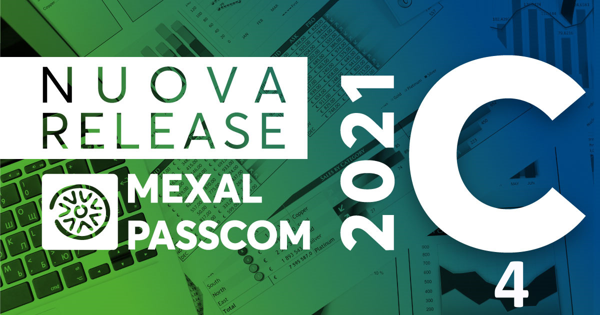 Rilascio versione 2021 C4 - MEXAL -PASSCOM