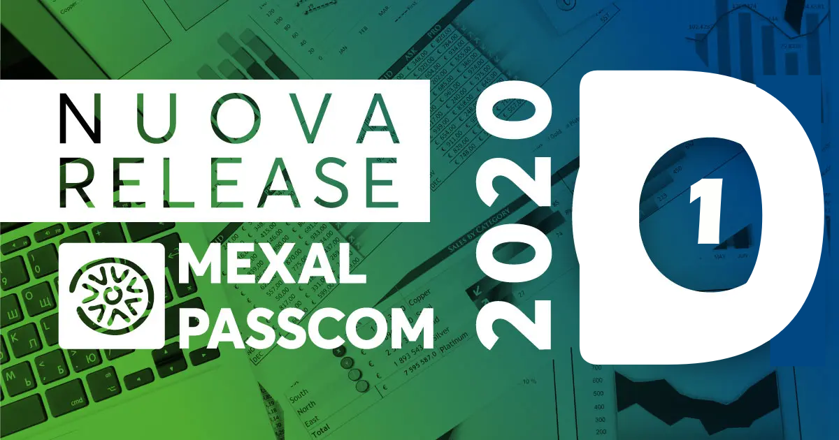 Rilascio versione 2020D1 -MEXAL -PASSCOM