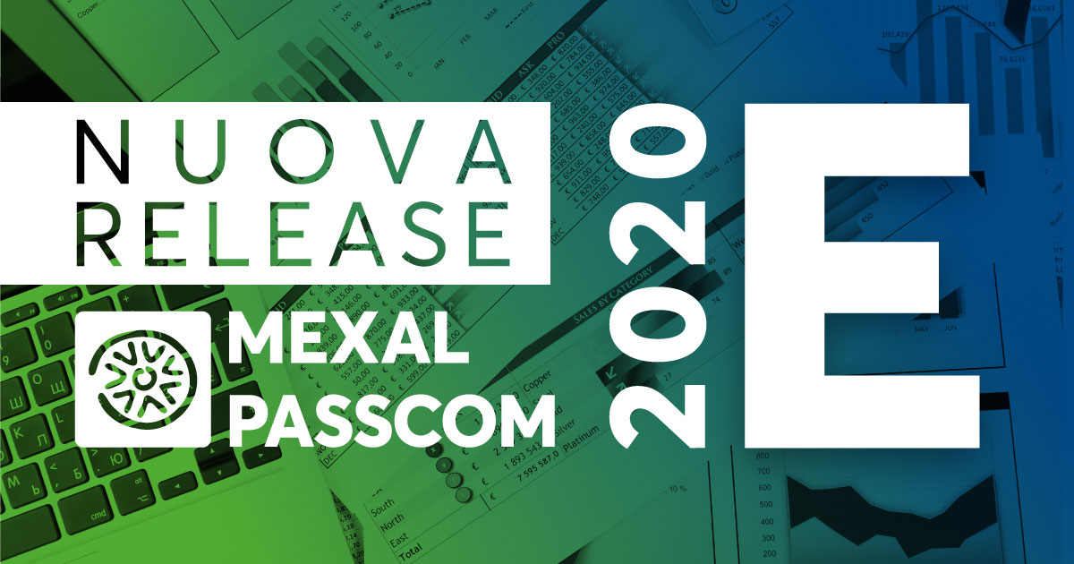 Rilascio versione 2020E -MEXAL -PASSCOM