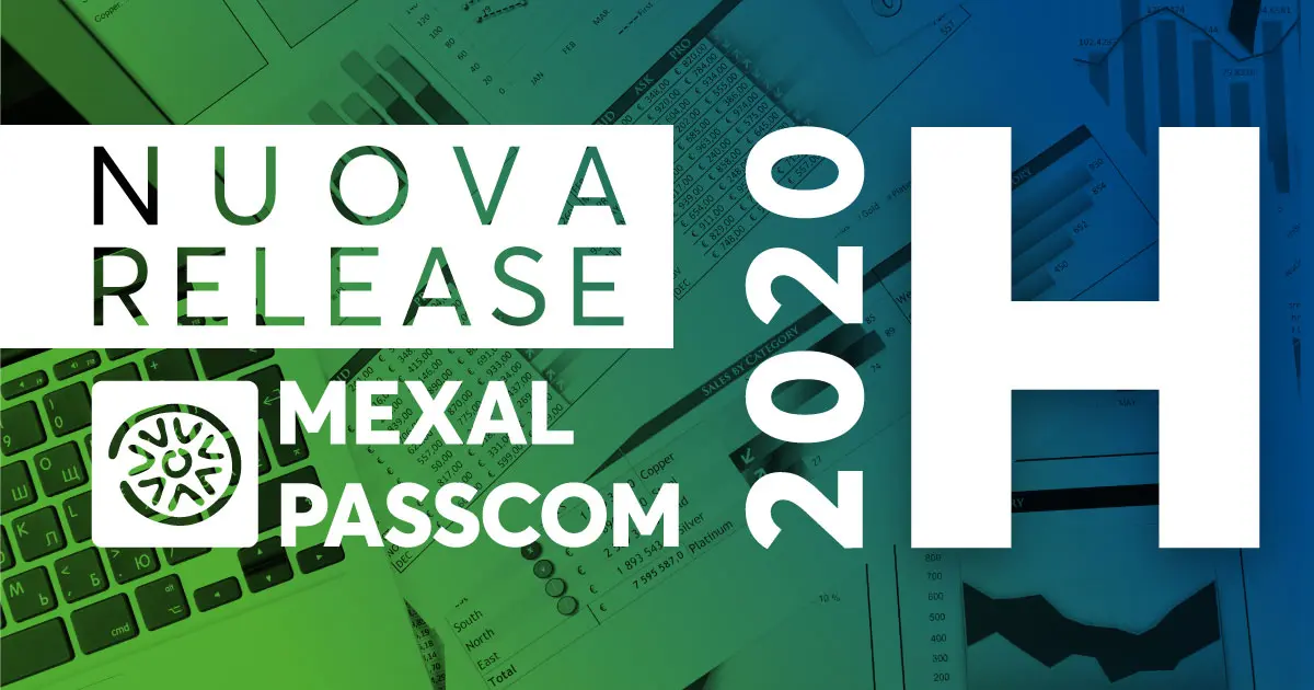 Rilascio versione 2020H - MEXAL -PASSCOM