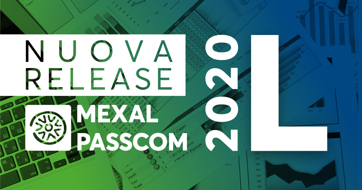 Rilascio versione 2020L- MEXAL -PASSCOM