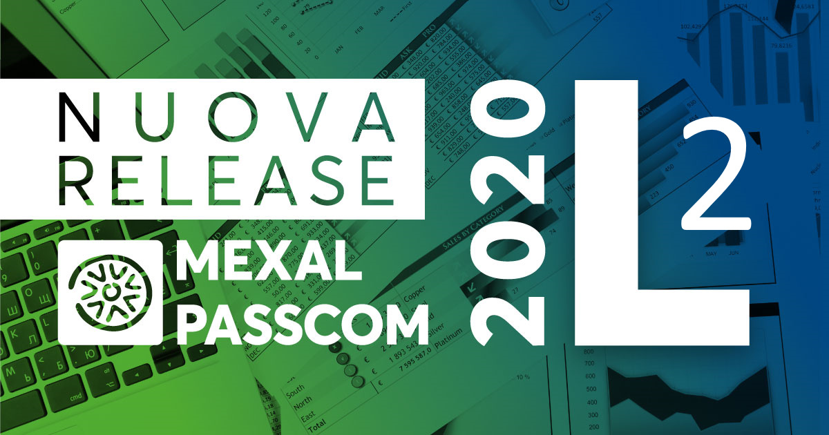 Rilascio versione 2020L2 - MEXAL -PASSCOM