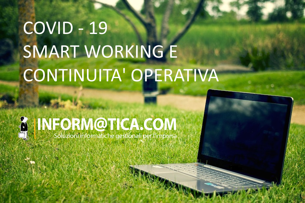 COVID-19 SMART WORKING E CONTINUITA' OPERATIVA